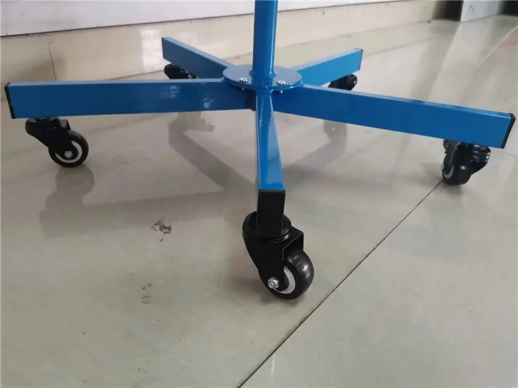 Custom Floor Metal Four Sides 360 Degree Rotating Pegboard Jewelry Rotating Display Stand With Hooks