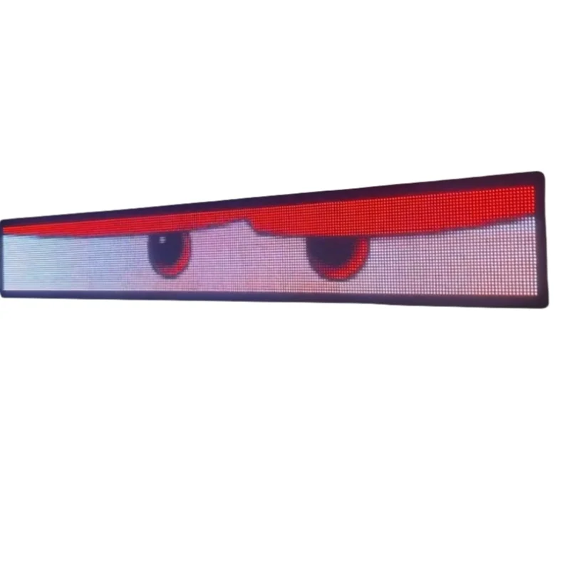 Flexible LED Digital Display Smart APP Control Text DIY Pattern Animation Matrix Panel Board Banner LED Lights for Car Store