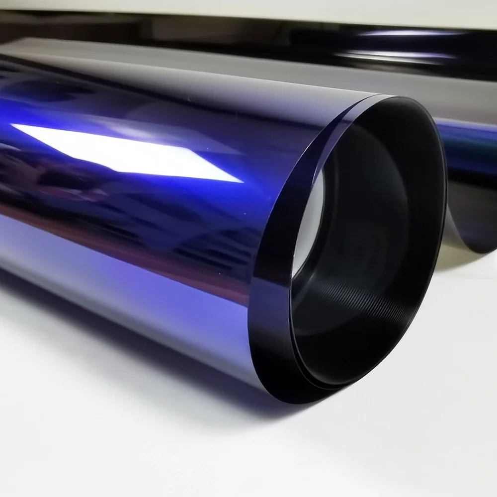 Decoration 20% Dark color car side window tint chameleon dichroic high IR insulation UV rejection window film