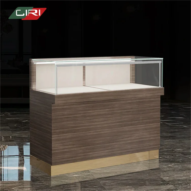 CIRI Luxury Mobile Shop Fittings Glass Showcase Jewelry Display Showcase Cabinet watches Display Counter