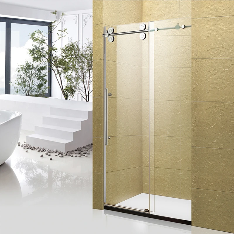 Tempered glass swing bathroom shower door/Bath screen