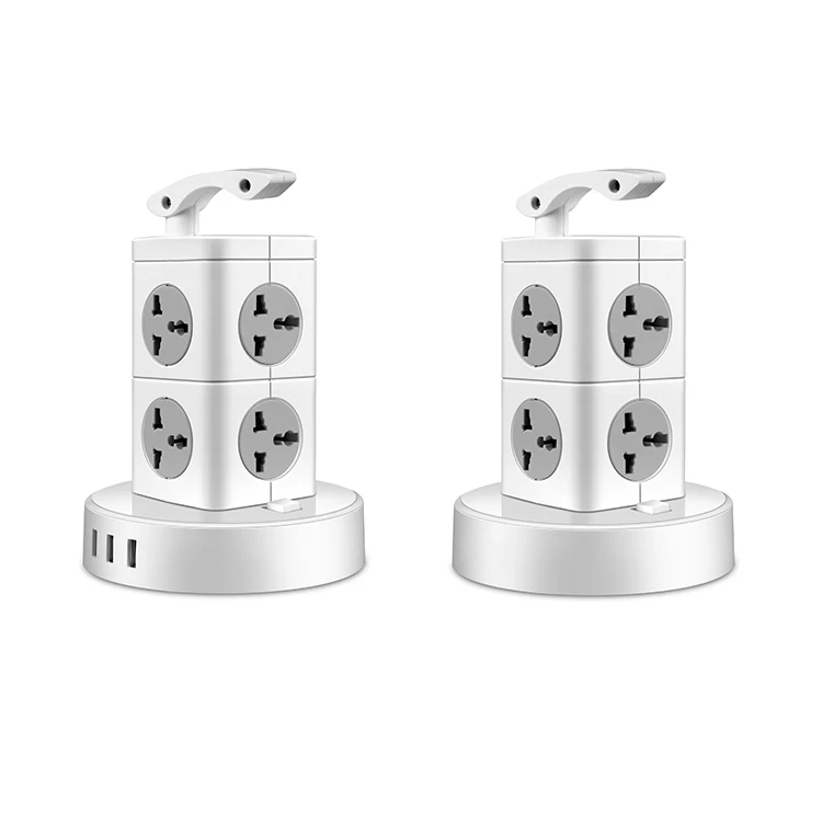 8 Outlets cuboid convenient powerful extension professional modern socket