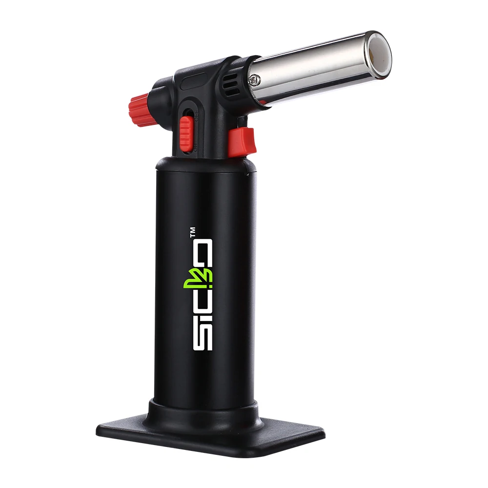 
Wholesale Blue Flame Butane Gas Torch Lighter Cigar Candle adjustable jet flame Torch Lighter 