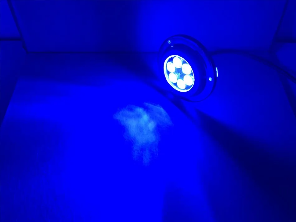 316 Stainless Steel Polished Marine Underwater LED Light 12V 24V White Blue Boat LED Lights