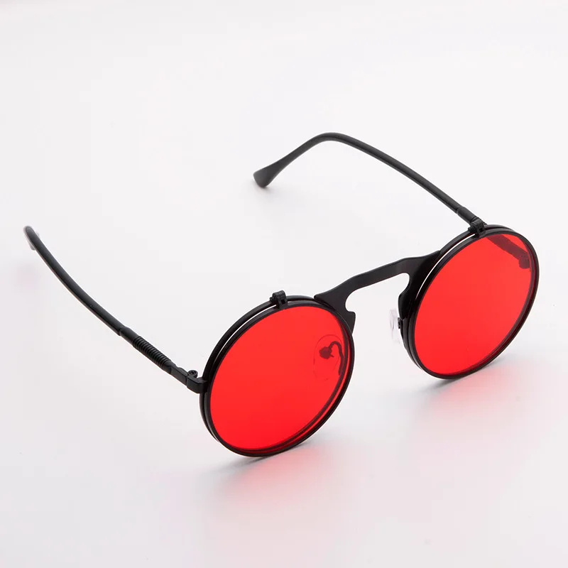OEM Steampunk Women Double Decoration Metal Frame Clear Lens Tinted Glasses 3057 Sunglasses Men