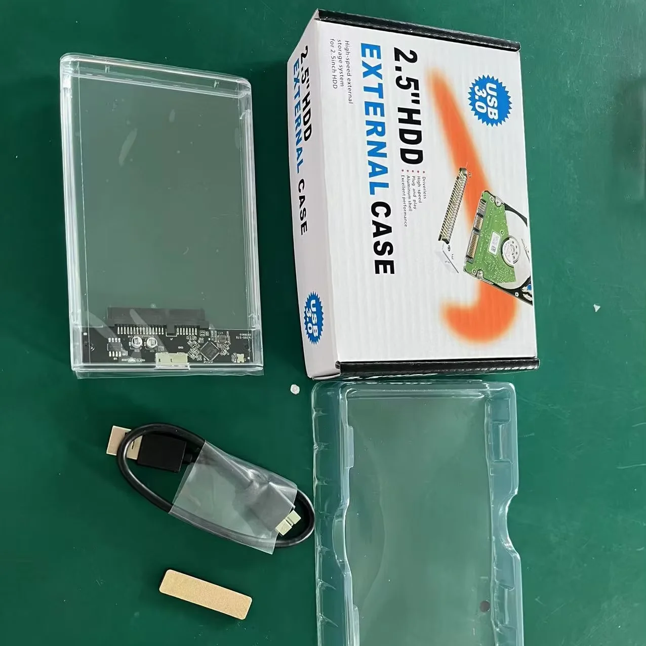Optimized for SSD, Supports UASP SATA III SABRENT 2.5 Inch SATA to USB 3.0 Tool free CLEAR External Hard Drive Enclosure