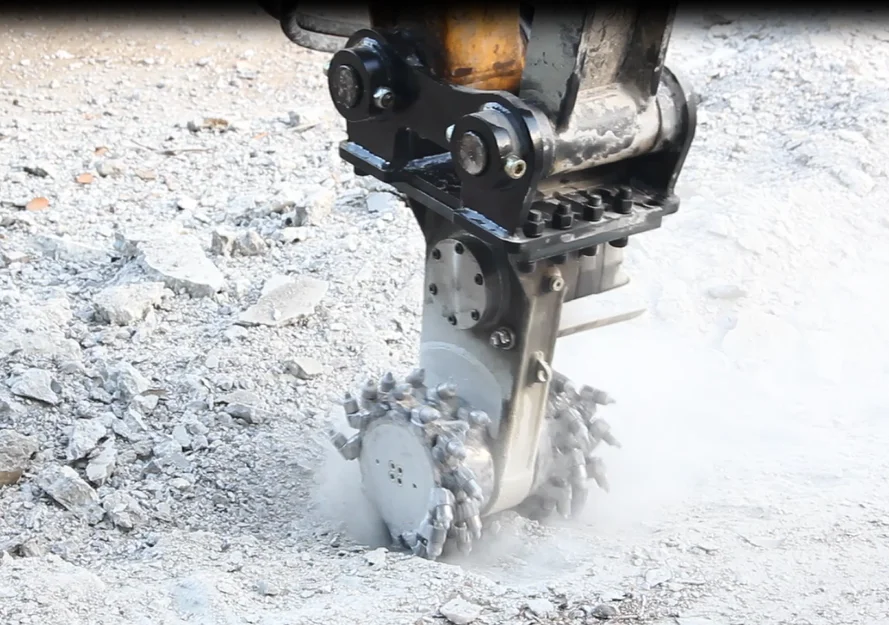 High Quality Earth Auger Attachment Drilling Machine China Drum Cutter For Mini Excavator