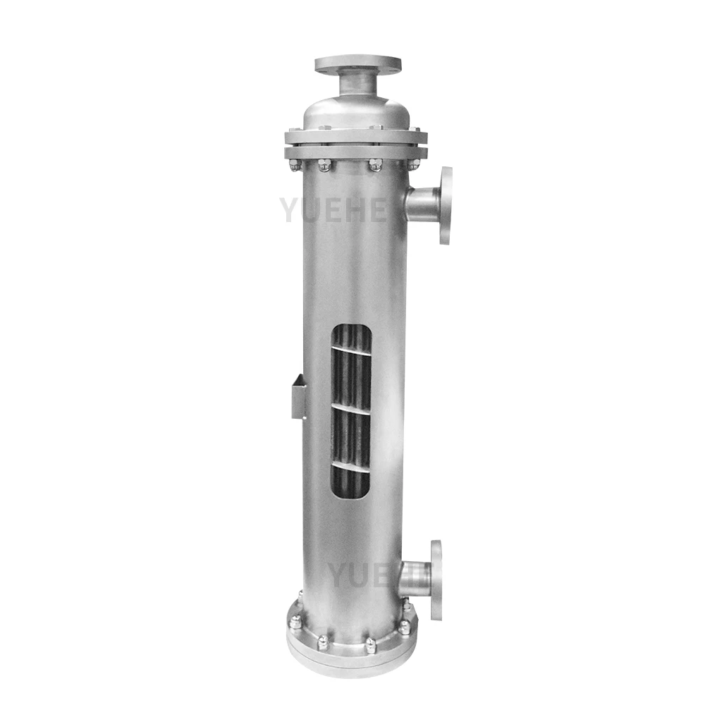High heat transfer efficiency  hydraulic oil cooler Pharmaceutical Grade Condenser Type Pipe In Plate  Heat Exchanger