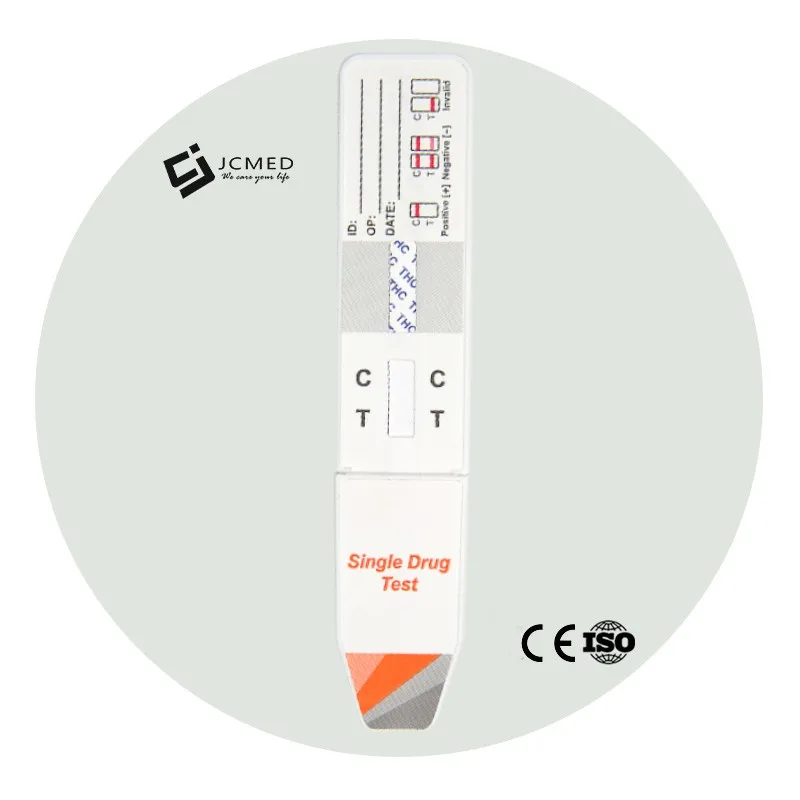 JCMED one step rapid test medical urinal thc test thc rapid test kit cassette