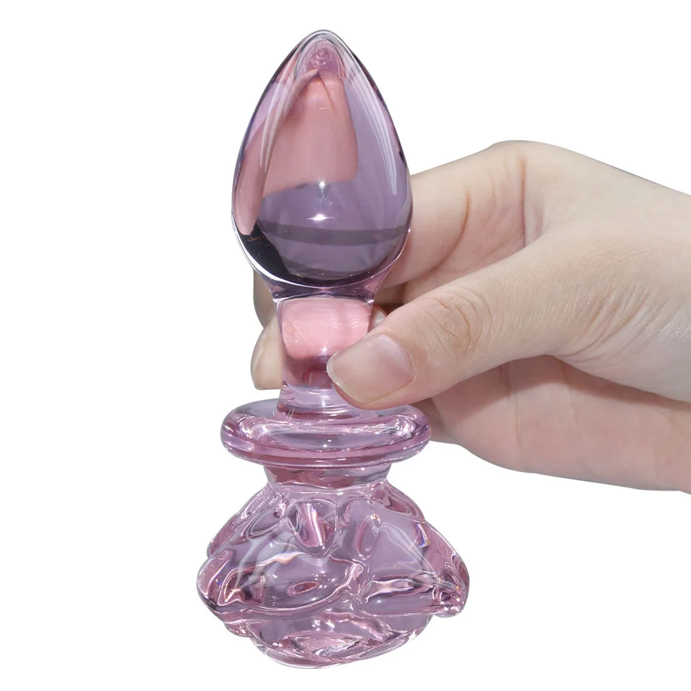 Анальная пробка стеклянные прозрачные анальные шарики взрослая стеклянная анальная мастурбация секс-игрушки