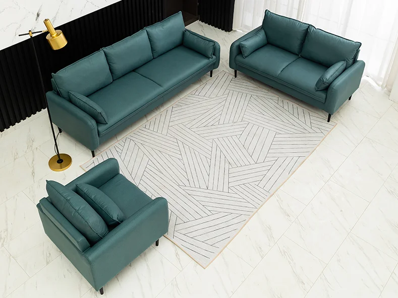 Wholesale modern design  minimalist disposable clothing store apartment modern sofa sets for living room