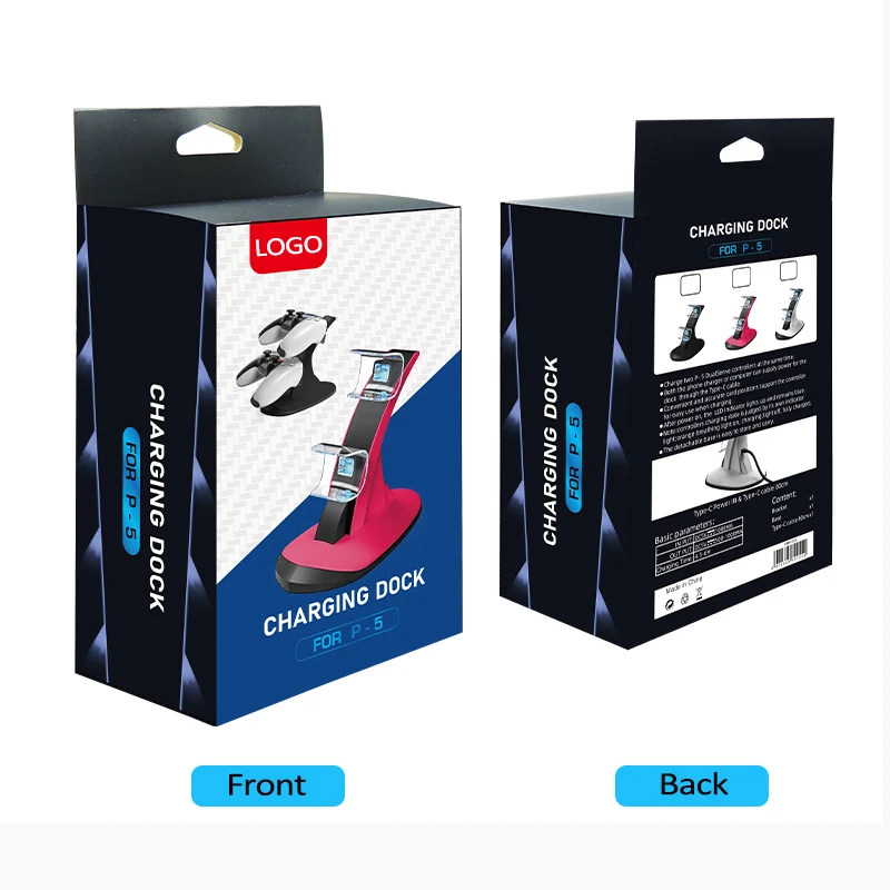 Portable Game Accessories Dual USB PlayStation 5 Controller Fast Wireless Seat Chargers Dock Station PS5 Pad Controller  Charger