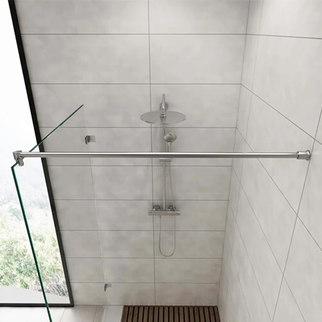 Stainless Steel wall to glass Shower glass stabilizer bar