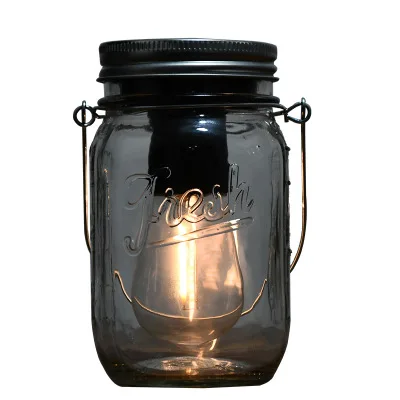 
in Bulk Customized Round Logo Engraving Mason Jars for Patio Garden Yard and Christmas Decor Bulb Light Inside Glass Bottles 