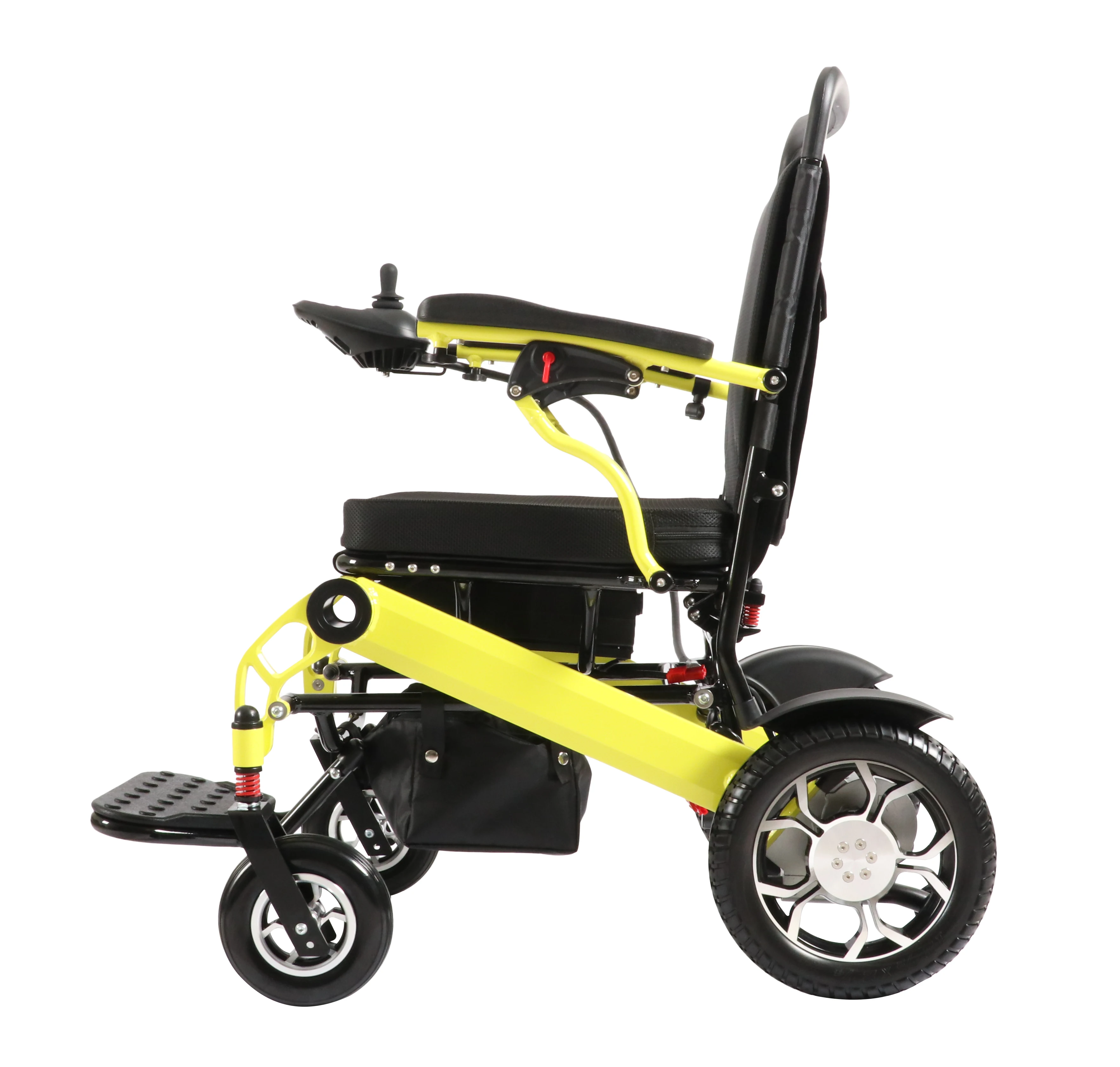 JBH D25 New Released Lightest Lithium Battery Electric Wheel Chair Lightweight Portable Foldable with Long Distance