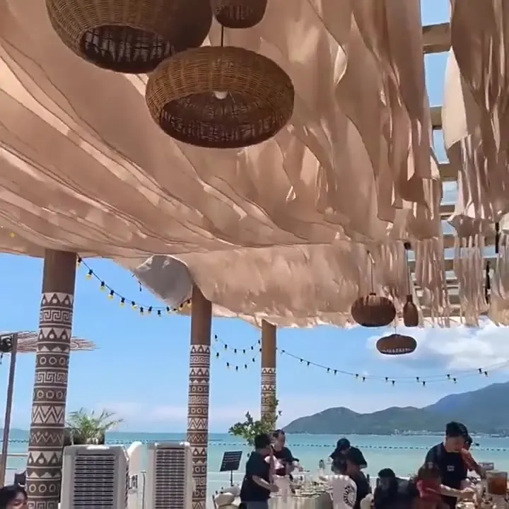 Wedding Drapery Fabric Ceiling Drape Wave Shape Ceiling Decoration Pipe and Drape Backdrops for Wedding and Events