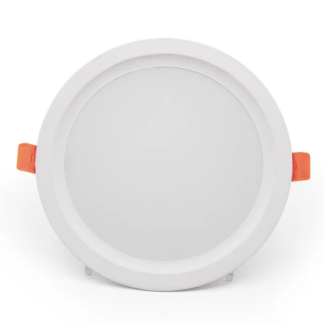 Chinese suppliers 7w 15w 15w 18W  24w round recessed aluminum panel downlight high luminous lamp led modern lights ceiling