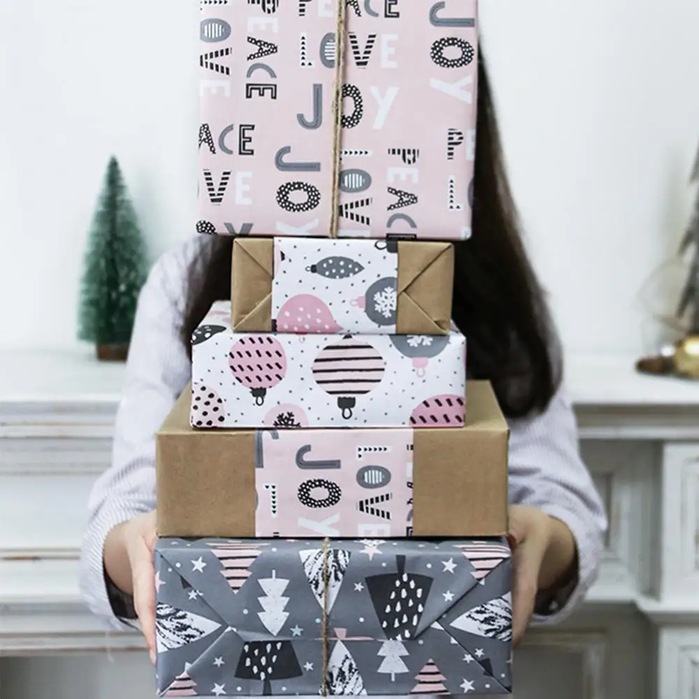 
Wholesale Printed wrapping paper for Christmas gift wrap 