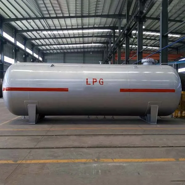 Horizontal Lpg Storage Gas Tank 40tons lpg tank for lpg gas station export to Zimbabwe