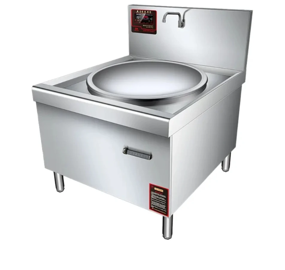 Wholesale price commercial stove kitchen 15kw Slip control Commercial electromagnetic big cooker