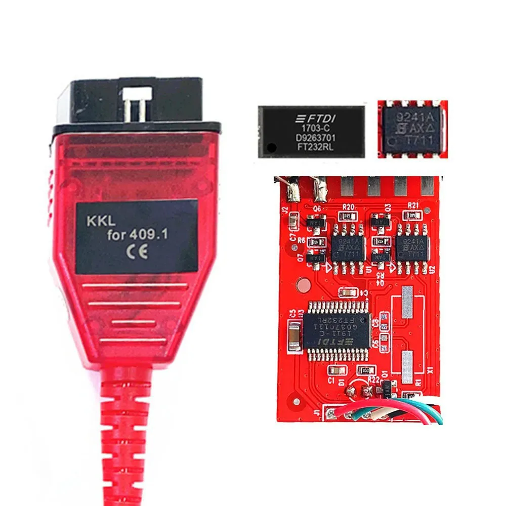 VAG KKL 409 Интерфейс USB высококачественный диагностический кабель FT232RL чип обнаружения 1