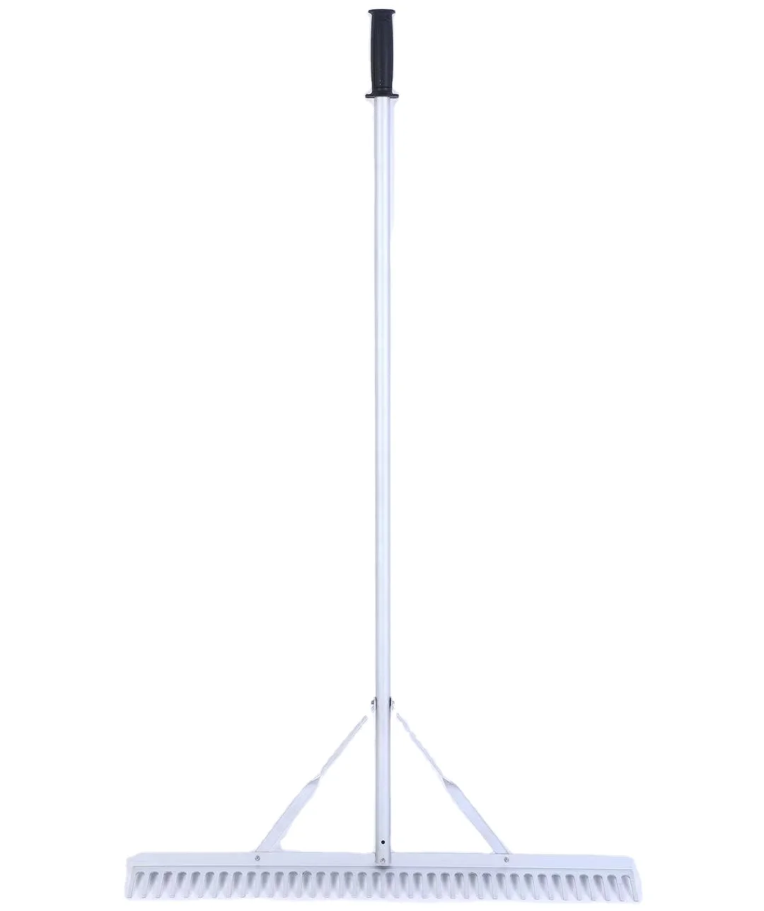 Heavy duty extendable head grass rake with  Factory Hot Sale Detachable Aluminum garden leaf rake landscape rake