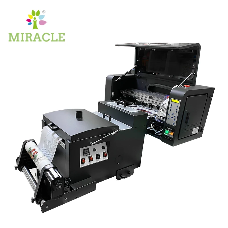 A3 Mini Powder Shaking Machine DTF Film hot melt adhesive powder shaker curing drying oven collect stand combine  device