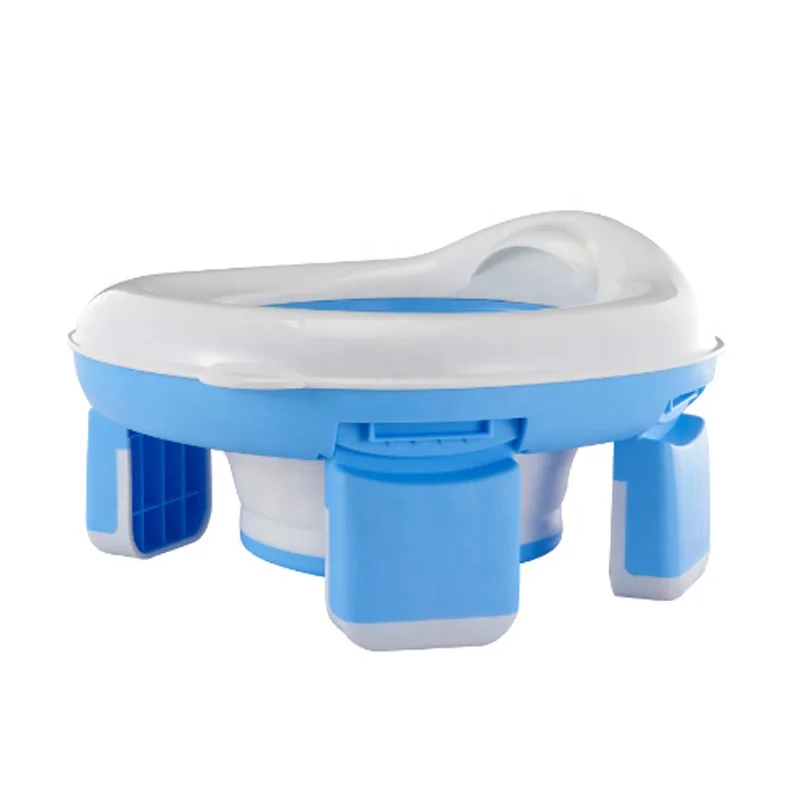 Easy cleaning Multifunctional Home And Car Use Adjustable Foldable Kids Toilet Potty Training Seat Baby  Potty