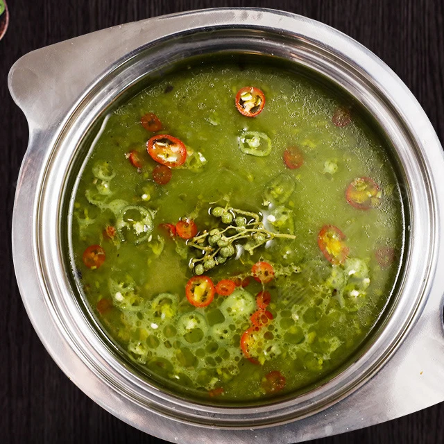 Wholesale Sichuan Green Peppercorn Flavor Hotpot Base High-Quality Mala Flavor Soup Seasoning Condiment for Home Cooking