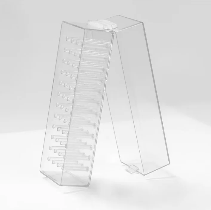 Sales of 48-hole grinding head storage box nail polish head jack display stand Dust proof Box
