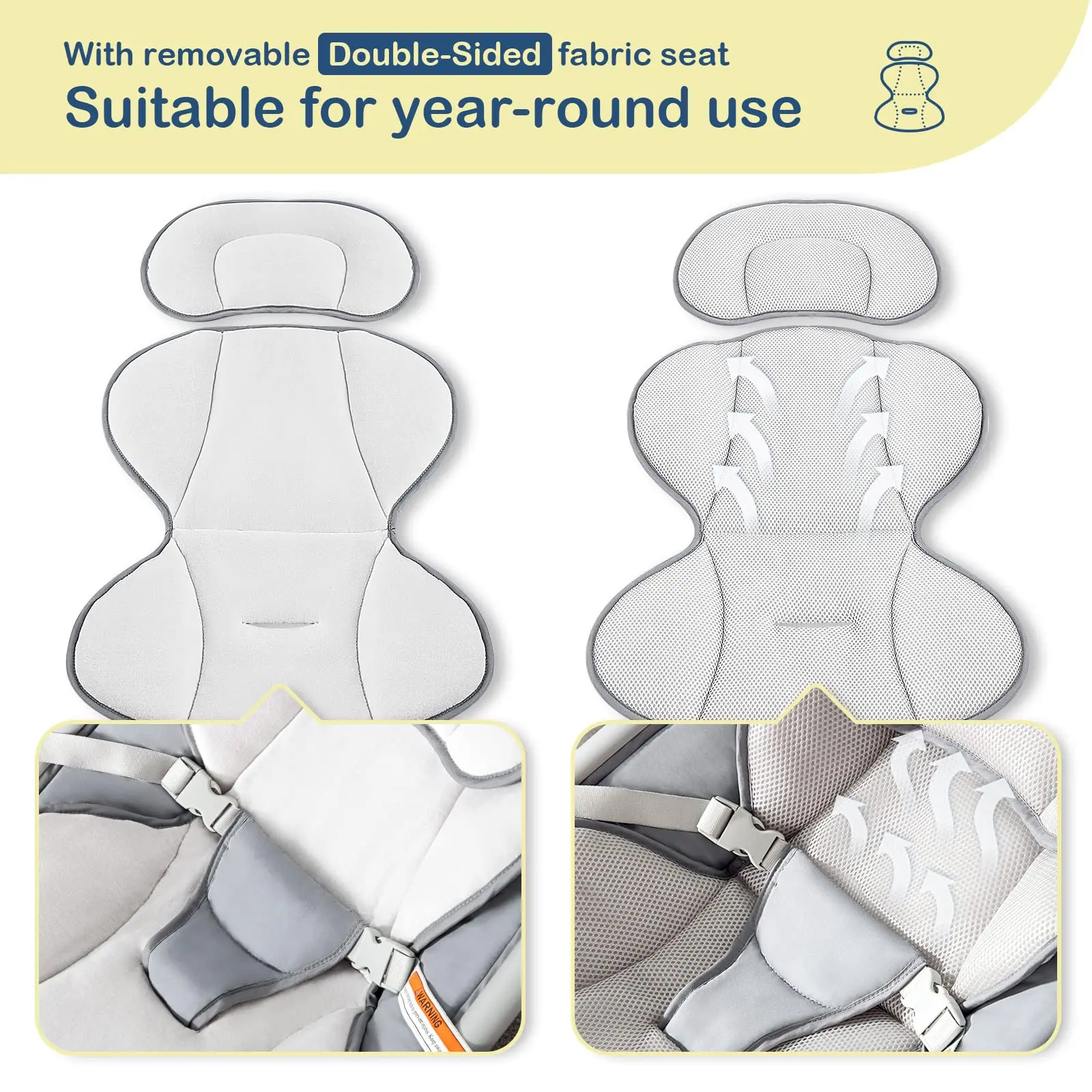Factory Wholesale OEM newborn  3 Speeds Soothing Music Portable Electric Swing Baby Nursery Rocking Chair
