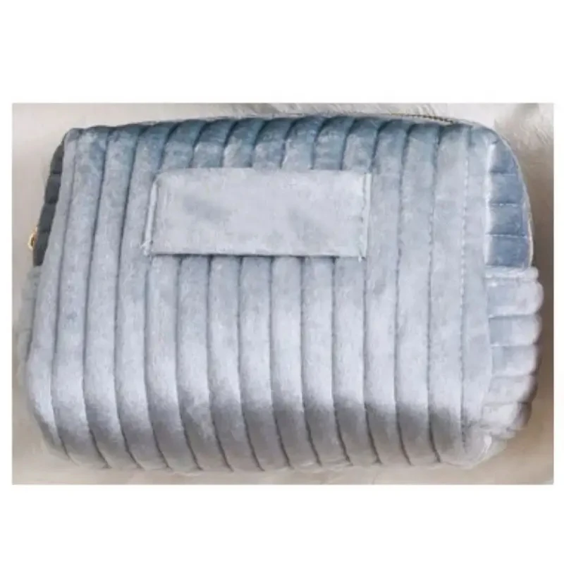 2024 spring Cosmetic Bag Organizer Beauty Case Velvet Quilting Make Up Bag Personalized Wedding Gift Travel Toiletry Bag