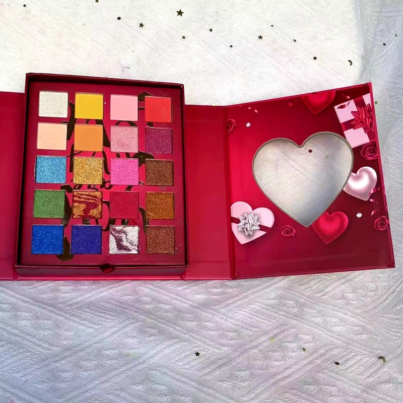 Wholesale High Pigments 9 colors eyeshadow pallet  Colorful Long Lasting Glitter eyeshadow