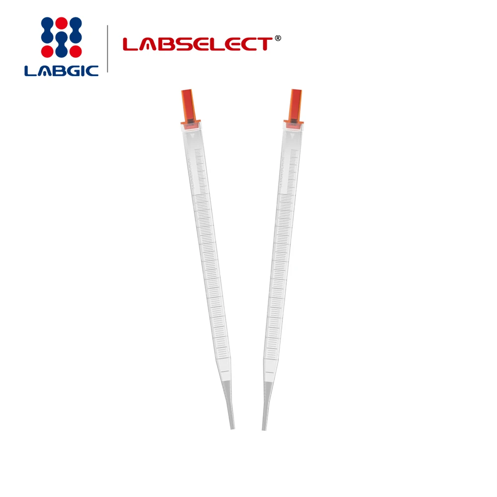 Labgic 10ml Serological Pipettes, sterile, non-printed LABSELECT