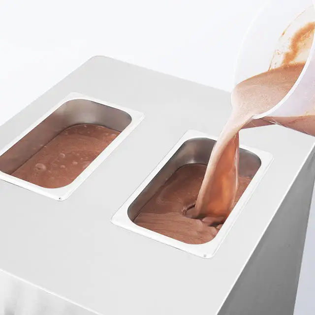 Top Quality Turkish Frozen Fruit Multi Flavor Kfc Ice Cream Machine Milkshake Machine Air Cooled Softy Machine with Air Pump