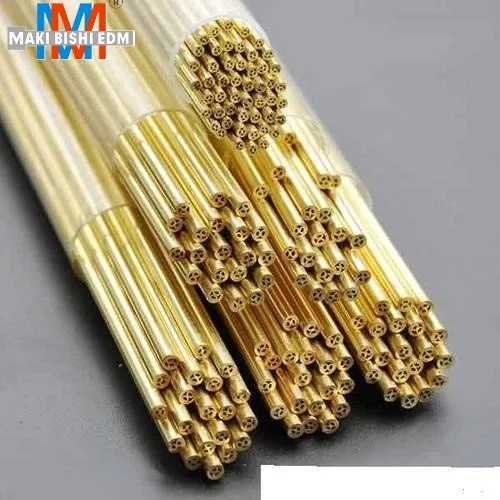 Single hole and Multi hole Electrode Tubes /Brass Tubes/Copper Tubes are used for EDM drilling machines