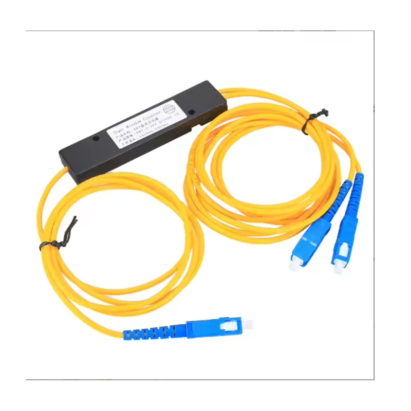 1*2 FBT Low Insertion Loss Fiber Optic Splitter SC FC Connector Optic PLC Splitter FTTH Network