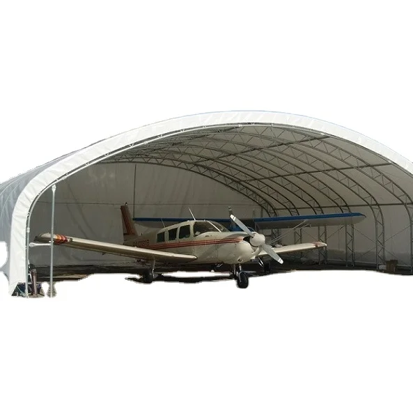 Low Price High Quality China Produce Portable Mobile Aircraft Hangar PVC Fabric Tent Shelters