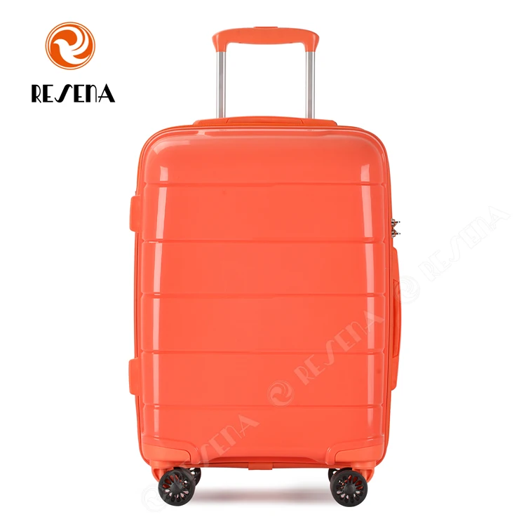 RESENA PP Carry On Valise Koffer Design Patent Trolley Bags Suitcase PP Trolley Luggage