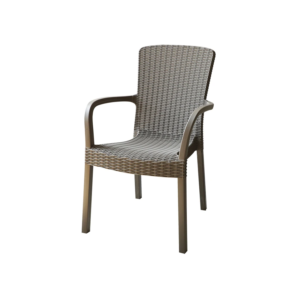 Garden Chairs Rattan Restaurant patio Bistro Outdoor Plastic Rattan Armchairs