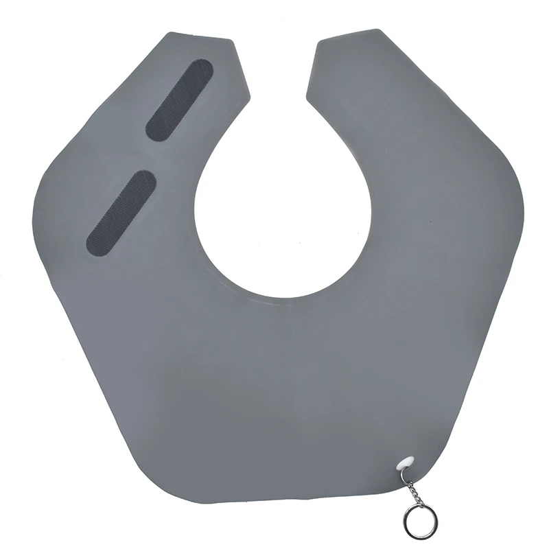 Waterproof Silicon Cape Haircut Neck Wrap Collar Shield Silicone Barber Cape Hair Dye Coloring Neck Protect Cape