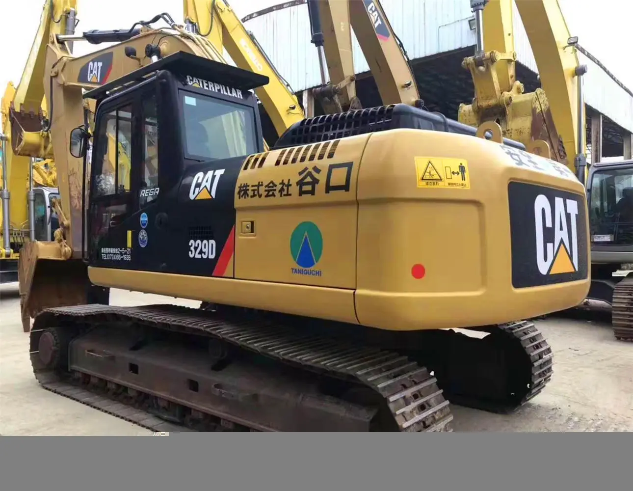 Японский гусеничный движущийся экскаватор Cat 329d2 100% оригинальные детали 336d б/у в рабочем