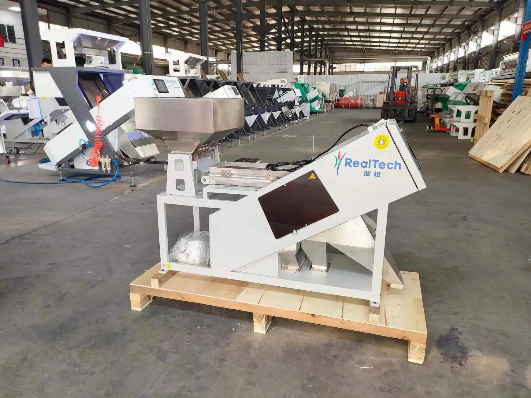 New Type Multi-purpose Slow Belt Type Color Sorter Bead Pearl Agate Sorting Machine