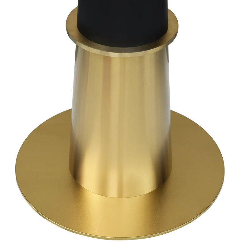 Modern Furniture Luxury Round Gold Table Base with Surface Appearance Iron Metal Stainless Steel Customizable Coffee Table Legs