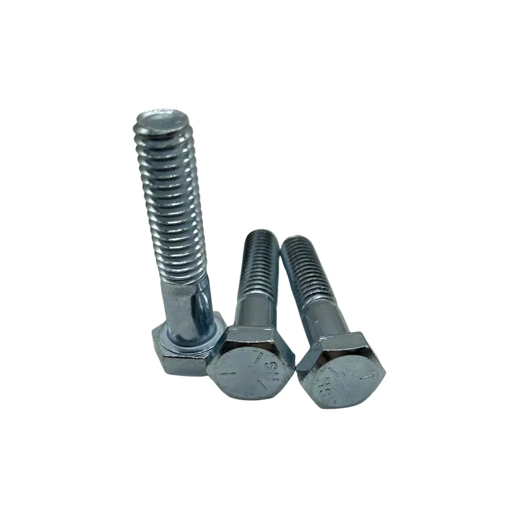 A325 A490 carbon steel HDG BLACK ZINC full threaded UNC UNF ANSI hex bolt bolts