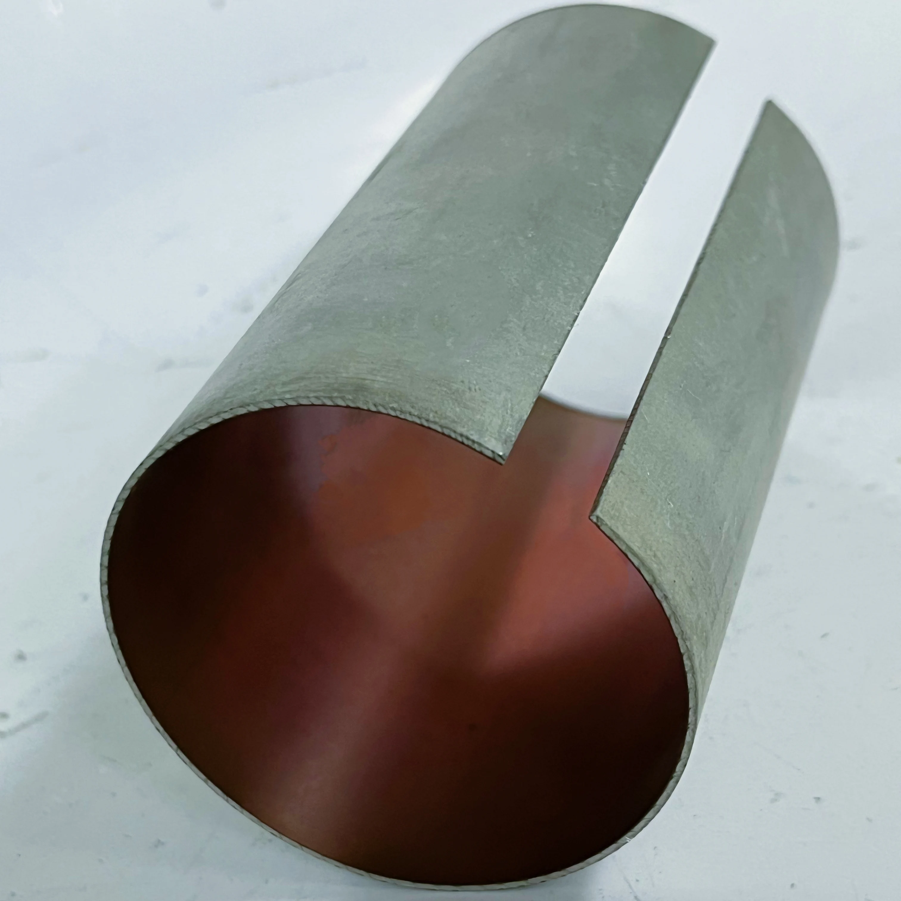 Высокая прочность и проводимость al-cu биметаллическая свернутая алюминиевая накладка, покрытая медной полосой для аккумуляторных батарей