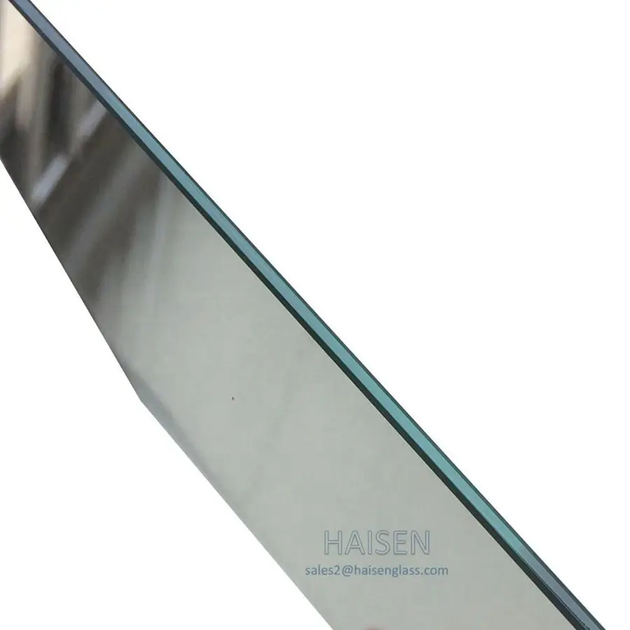 Customized bevel clear float glass mirror beveled glass pieces