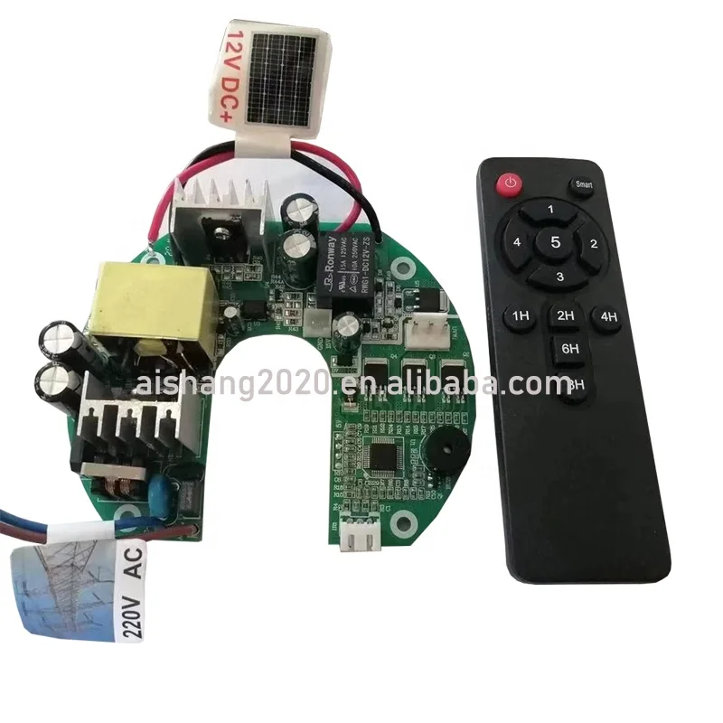 Hot Sell 60W Ceiling Fan Control Circuit Boards Brushless Fan PCB With Remote Cable AC DC Ceiling Fan PCB & PCBA