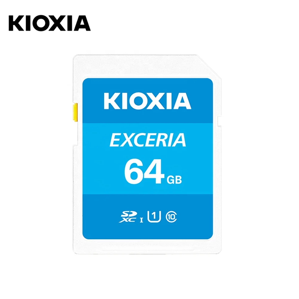  100% оригинальный kioxia Exceria SD карты памяти 32 гб 64 128 256 карта SDXC с UHS-I U1 Class 10 100 МБ/с. для