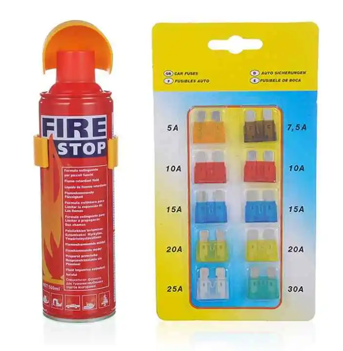 Car vehicle emergency rescue bag jumper cables onboard mini first aid kit auto emergency road kit